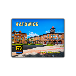 Magnes elastyczny metalizowany KATOWICE  Osiedle Nikiszowiec